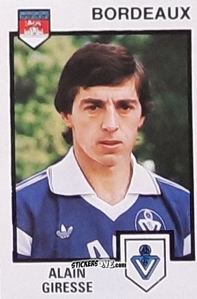 Cromo Alain Giresse - Football France 1984-1985 n. 42 - Panini