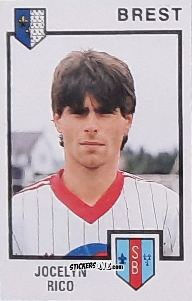 Sticker Jocelyn Rico - Football France 1984-1985 n. 49 - Panini