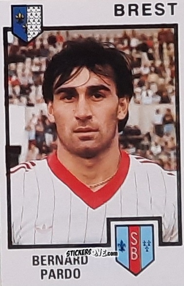 Figurina Bernard Pardo - Football France 1984-1985 n. 54 - Panini