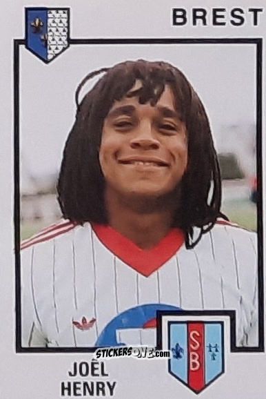 Sticker Joel Henry - Football France 1984-1985 n. 57 - Panini