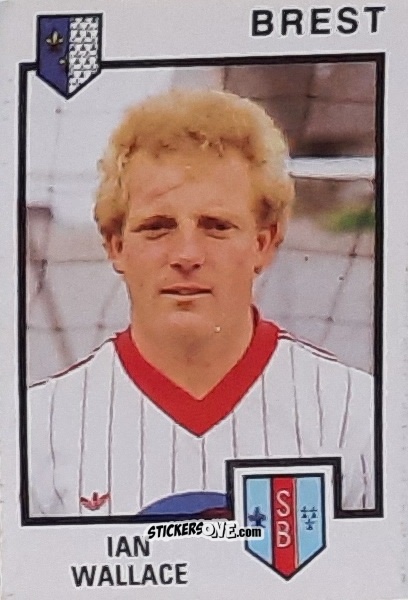 Cromo Ian Wallace - Football France 1984-1985 n. 58 - Panini