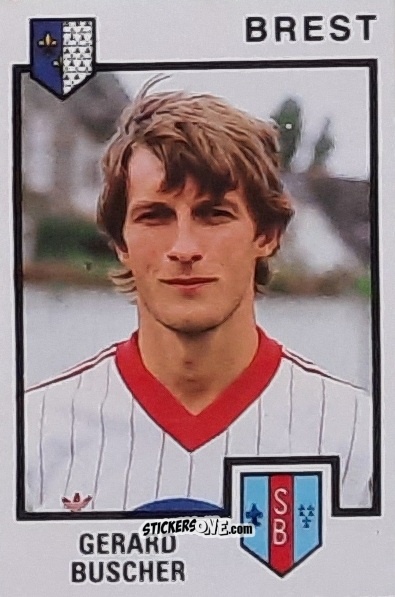 Figurina Gerard Buscher - Football France 1984-1985 n. 59 - Panini