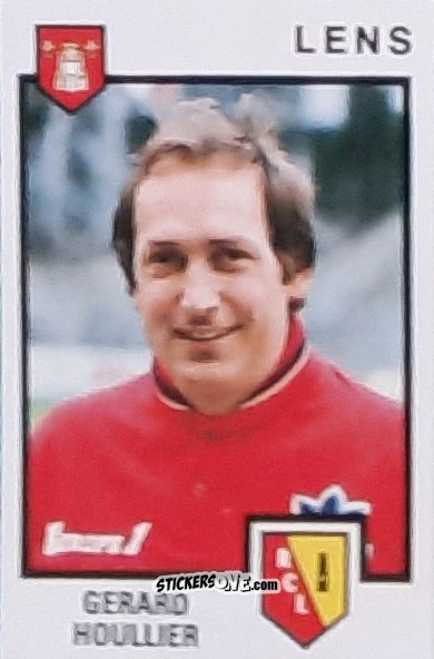 Sticker Gerard Houllier - Football France 1984-1985 n. 77 - Panini
