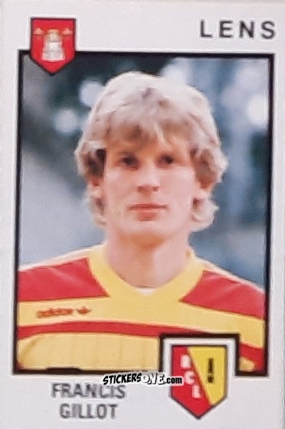 Sticker Francis Gillot - Football France 1984-1985 n. 81 - Panini