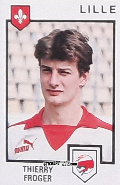 Cromo Thierry Froger - Football France 1984-1985 n. 94 - Panini