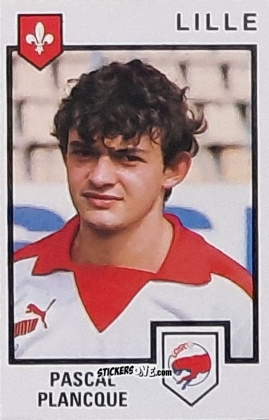 Sticker Pascal Plancque - Football France 1984-1985 n. 100 - Panini