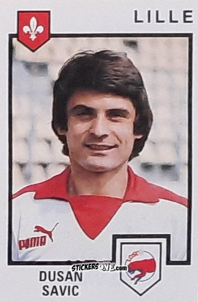 Sticker Dusan Savic - Football France 1984-1985 n. 104 - Panini