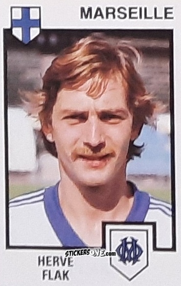 Figurina Herve Flak - Football France 1984-1985 n. 110 - Panini