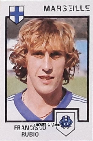 Sticker Francisco Rubio - Football France 1984-1985 n. 116 - Panini