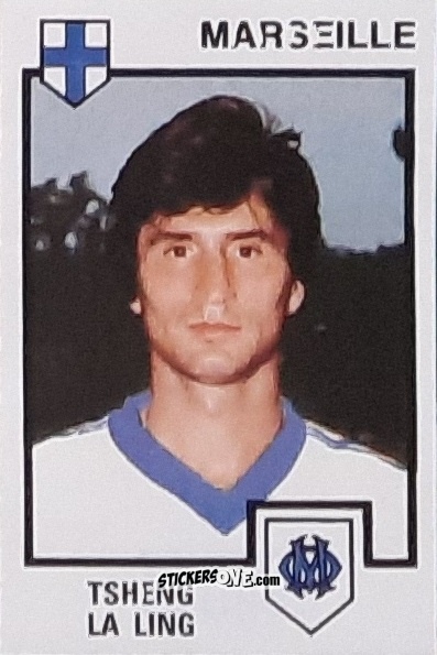 Sticker Tsheng La Ling - Football France 1984-1985 n. 117 - Panini