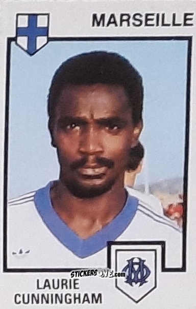 Sticker Laurie Cunningham - Football France 1984-1985 n. 118 - Panini