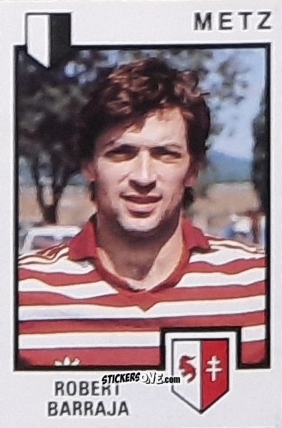 Sticker Robert Barraja - Football France 1984-1985 n. 127 - Panini