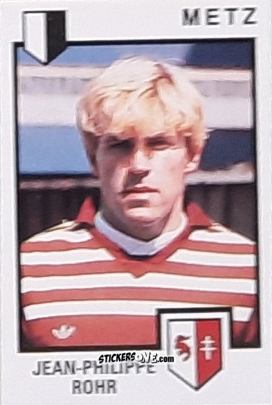 Sticker Jean-Philippe Rohr - Football France 1984-1985 n. 129 - Panini