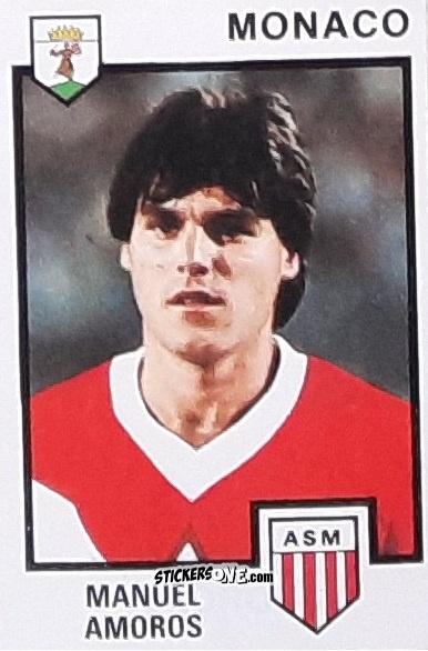 Figurina Manuel Amoros - Football France 1984-1985 n. 142 - Panini