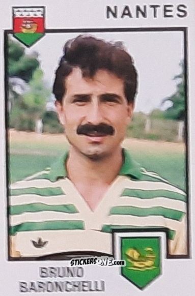 Cromo Bruno Baronchelli - Football France 1984-1985 n. 176 - Panini