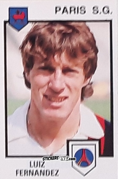 Sticker Luiz Fernandez - Football France 1984-1985 n. 189 - Panini