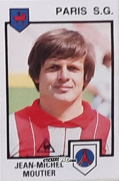 Sticker Jean-Michel Moutier - Football France 1984-1985 n. 195 - Panini