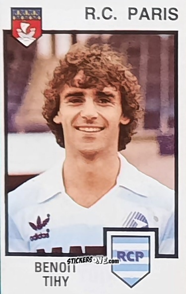 Figurina Benoit Tihy - Football France 1984-1985 n. 199 - Panini