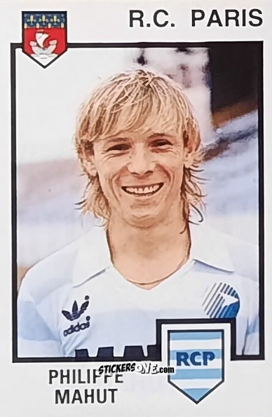 Sticker Philippe Mahut - Football France 1984-1985 n. 201 - Panini