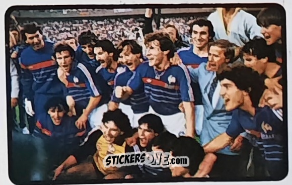 Sticker Euro 84 Winners - Football France 1984-1985 n. 203 - Panini