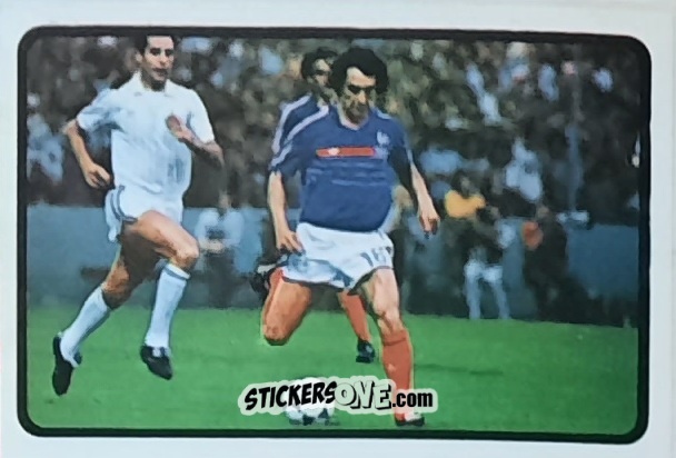 Sticker France v Yugoslavia - Football France 1984-1985 n. 227 - Panini