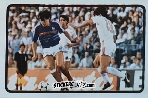 Sticker France v Portugal - Football France 1984-1985 n. 237 - Panini