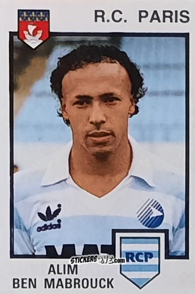 Cromo Alim Ben Mabrouck - Football France 1984-1985 n. 247 - Panini