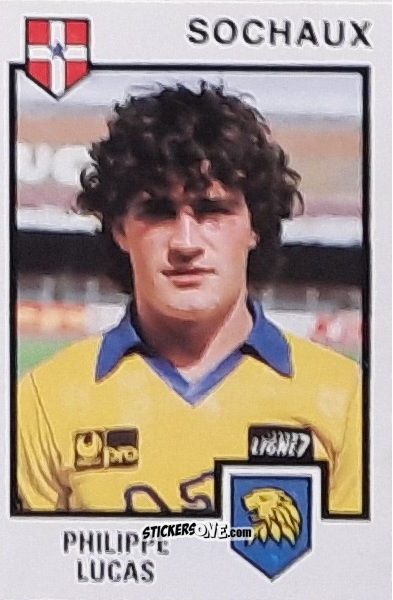 Cromo Philippe Lucas - Football France 1984-1985 n. 277 - Panini