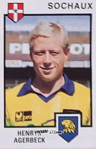 Sticker Henryk Agerbeck - Football France 1984-1985 n. 279 - Panini