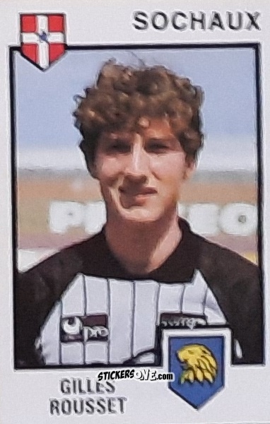 Sticker Gilles Rousset - Football France 1984-1985 n. 282 - Panini