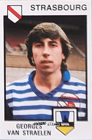Figurina Georges van Straelen - Football France 1984-1985 n. 291 - Panini