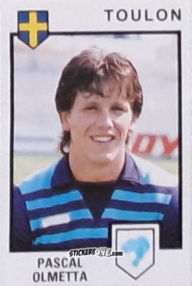 Sticker Pascal Olmetta - Football France 1984-1985 n. 300 - Panini