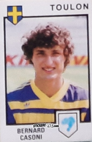 Figurina Bernard Casoni - Football France 1984-1985 n. 304 - Panini
