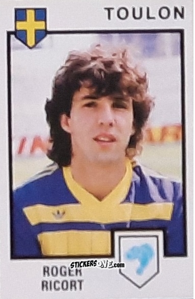Cromo Roger Ricort - Football France 1984-1985 n. 308 - Panini