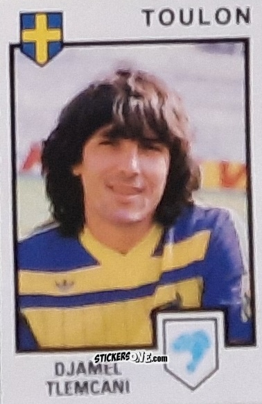 Cromo Djamel Tlemcani - Football France 1984-1985 n. 309 - Panini