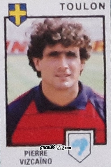 Cromo Pierre Vizcaino - Football France 1984-1985 n. 312 - Panini