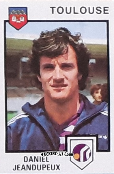 Sticker Daniel Jeandupeaux - Football France 1984-1985 n. 314 - Panini