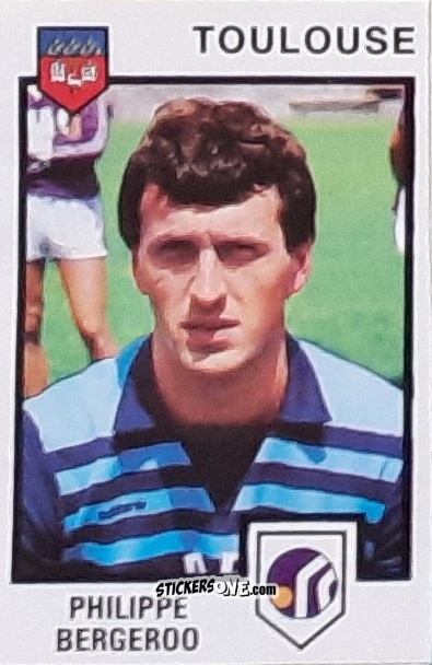 Figurina Philippe Bergeroo - Football France 1984-1985 n. 315 - Panini
