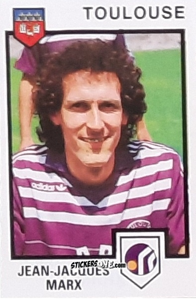 Sticker Jean-Jacques Marx - Football France 1984-1985 n. 316 - Panini