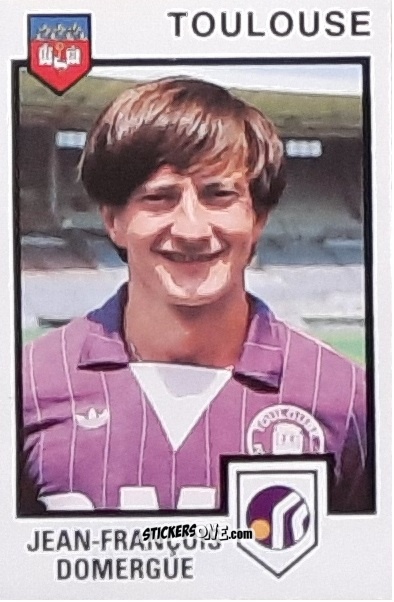 Cromo Jean-Francois Domergue - Football France 1984-1985 n. 317 - Panini