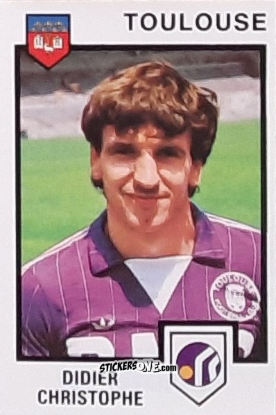 Cromo Didier Christophe - Football France 1984-1985 n. 321 - Panini