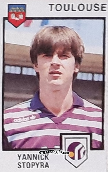Sticker Yannick Stopyra - Football France 1984-1985 n. 325 - Panini