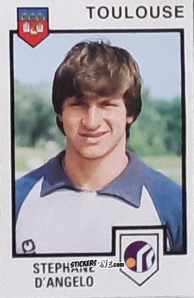 Sticker Stephane D'Angelo - Football France 1984-1985 n. 327 - Panini