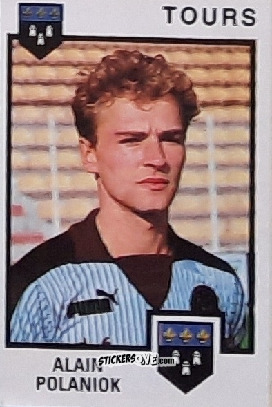 Figurina Alain Polaniok - Football France 1984-1985 n. 337 - Panini