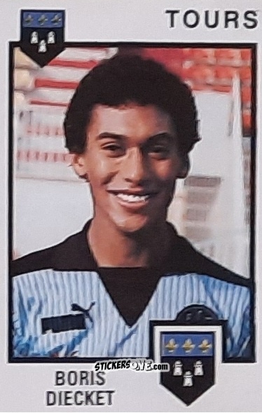 Cromo Boris Diecket - Football France 1984-1985 n. 338 - Panini