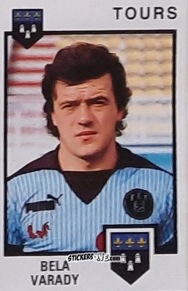 Cromo Bela Varady - Football France 1984-1985 n. 339 - Panini