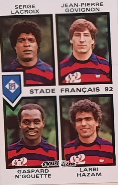 Figurina Serge Lacroix / Jean-Pierre Govignon / Gaspard N'Gouette / Larbi Hazam