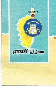Sticker Map - Football France 1985-1986 n. 9 - Panini