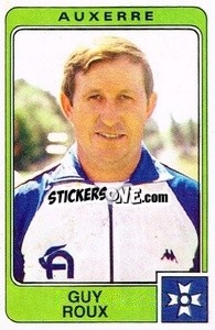 Figurina Guy Roux - Football France 1985-1986 n. 13 - Panini