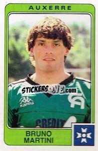 Sticker Bruno Martini - Football France 1985-1986 n. 14 - Panini